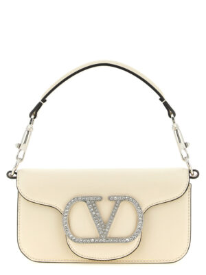 Valentino Garavani White Calfskin Shoulder Bag