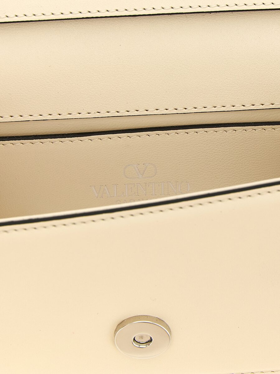 Valentino Garavani White Calfskin Shoulder Bag - Image 4