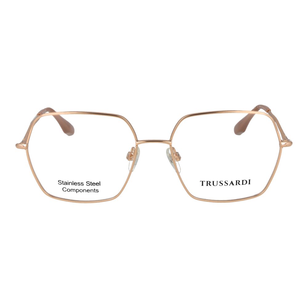 Trussardi Rose Gold Stainless Steel Glasses (Frames) - Image 2