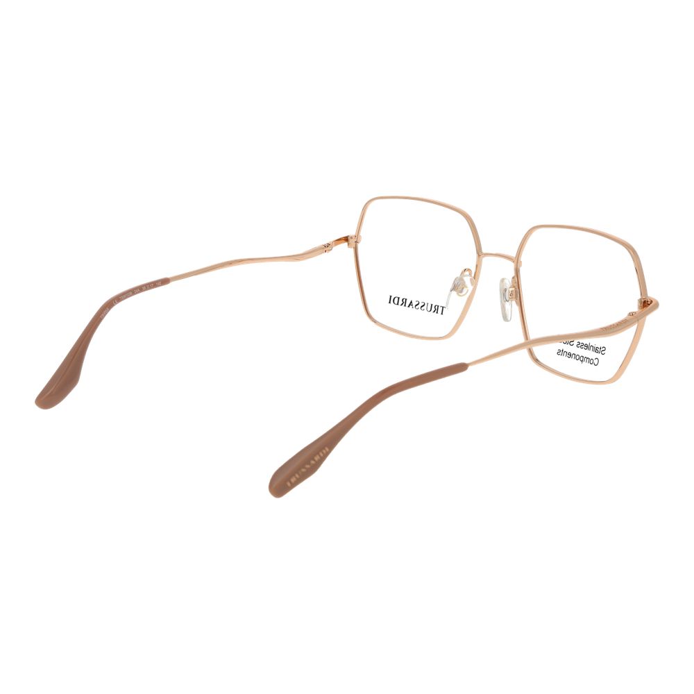 Trussardi Rose Gold Stainless Steel Glasses (Frames) - Image 3