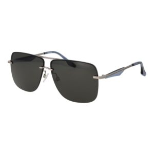 Trussardi Silver Metal Sunglasses
