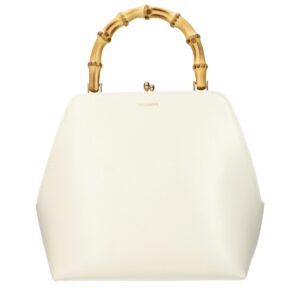 Jil Sander Beige Leather Handbag