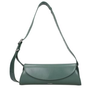 Jil Sander Green Leather Crossbody Bag