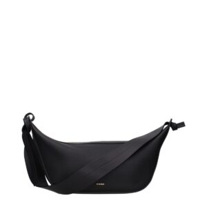 Jil Sander Black Leather Shoulder Bag