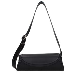 Jil Sander Black Leather Crossbody Bag