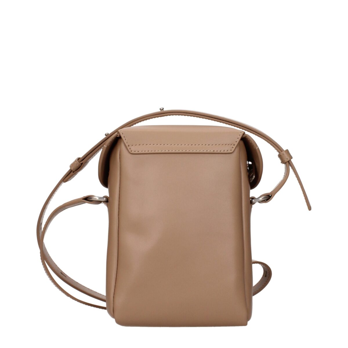 Jil Sander Brown Leather Crossbody Bag - Image 3