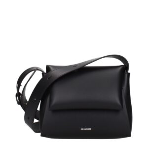 Jil Sander Black Leather Crossbody Bag