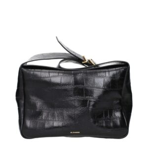 Jil Sander Black Leather Crossbody Bag
