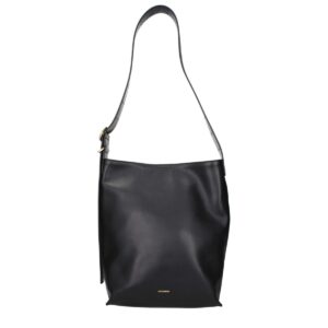 Jil Sander Black Leather Crossbody Bag