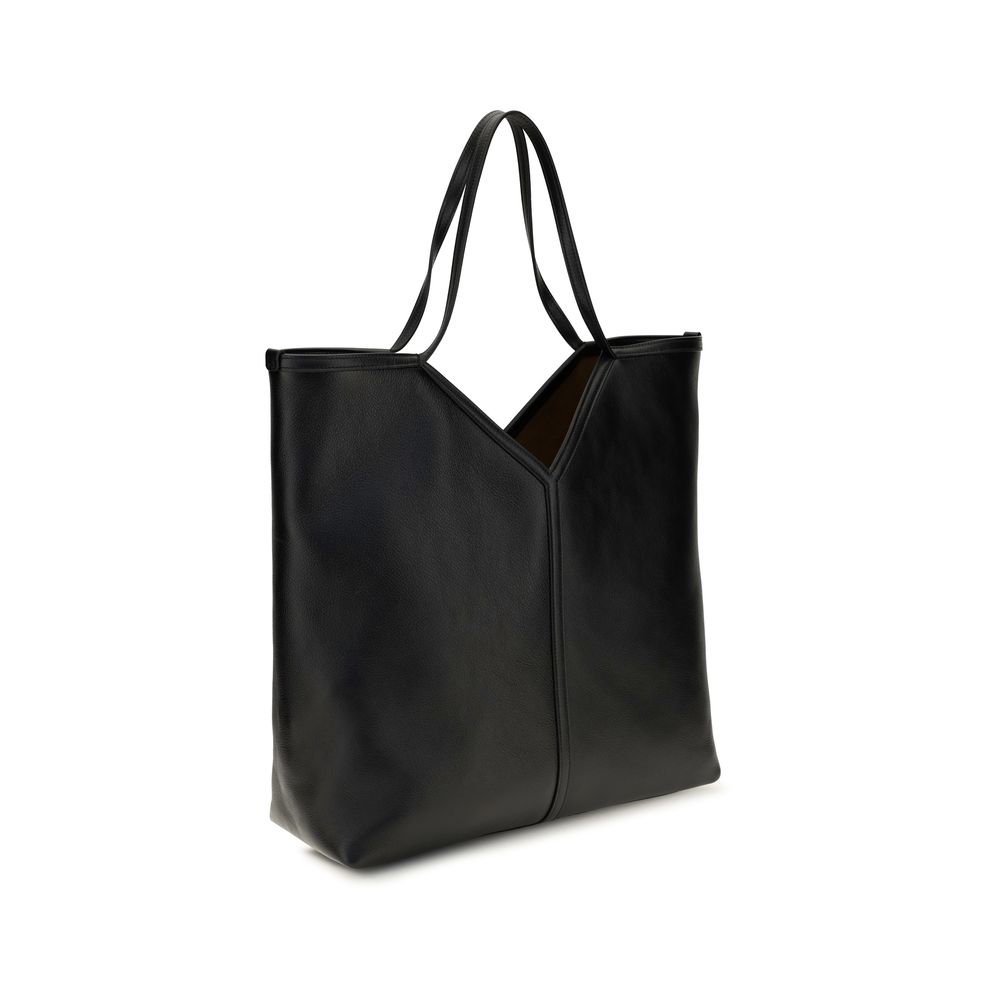 Saint Laurent Black Calf Leather Bos Taurus Shoulder Bag - Image 2