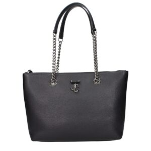 Jimmy Choo Black Leather Shoulder Bag