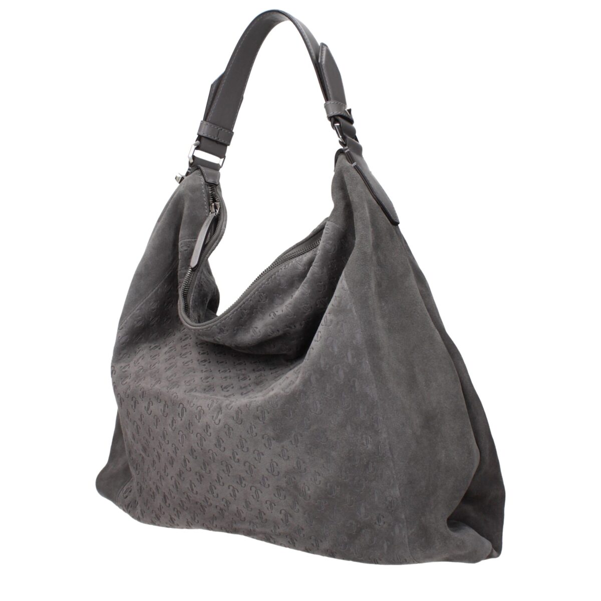 Jimmy Choo Gray Leather Shoulder Bag - Image 2