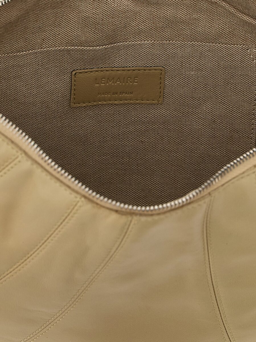 Lemaire Beige Lamb Leather Shoulder Bag - Image 4