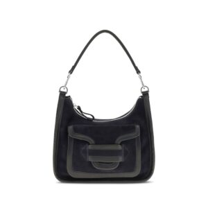 Pierre Hardy Black Calf Leather Bos Taurus Shoulder Bag