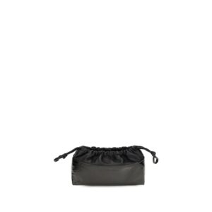 Pierre Hardy Black Calf Leather Bos Taurus Clutch Bag