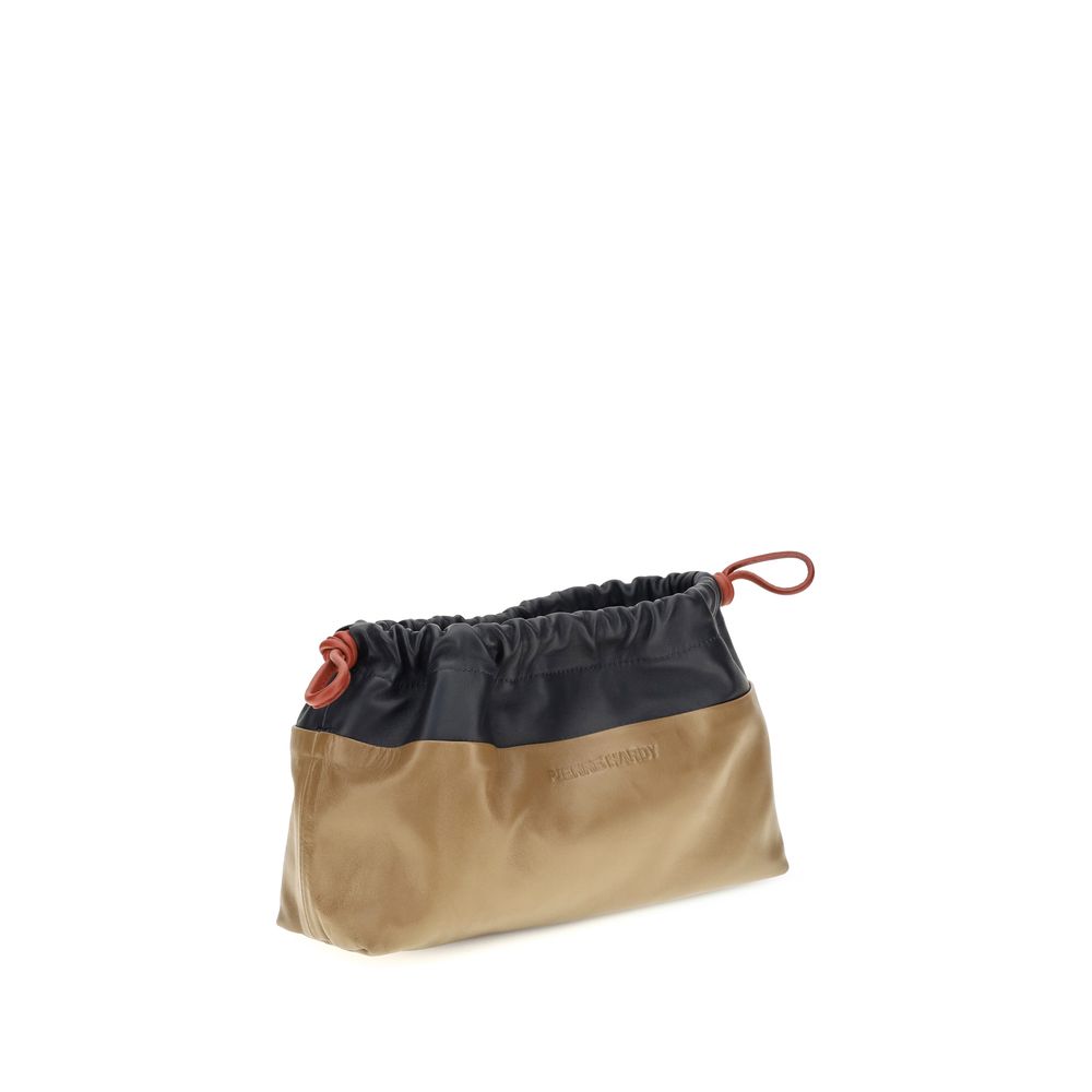 Pierre Hardy Beige Calf Leather Bos Taurus Clutch Bag - Image 2