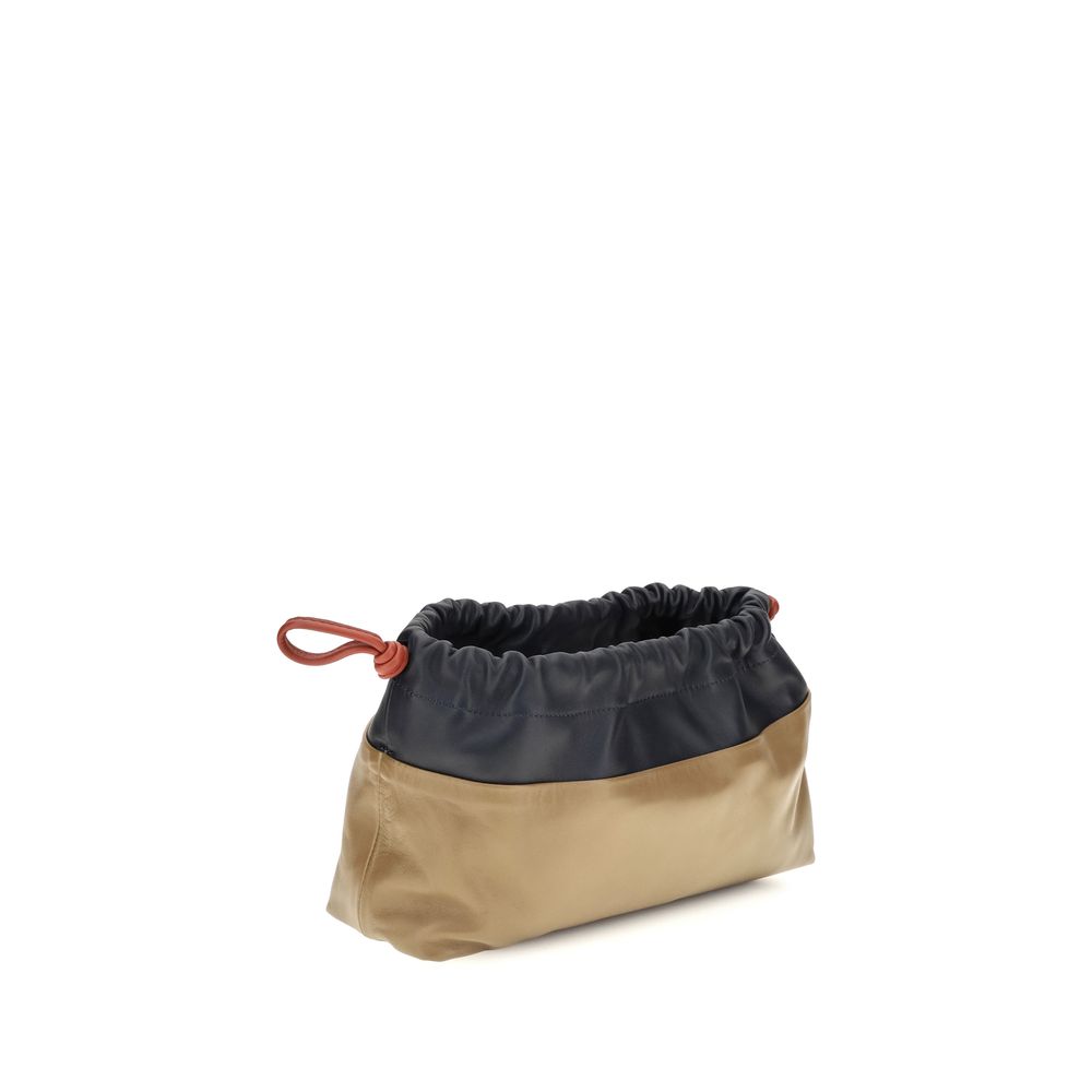 Pierre Hardy Beige Calf Leather Bos Taurus Clutch Bag - Image 3