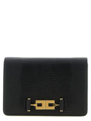 Elisabetta Franchi Black Polyester Clutch Bag