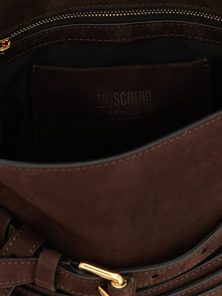 Moschino Brown Calfskin Handbag - Image 4