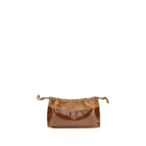 Pierre Hardy Bicolor Calf Leather Bos Taurus Clutch Bag
