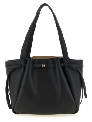 Tory Burch Black Cowhide Tote Bag