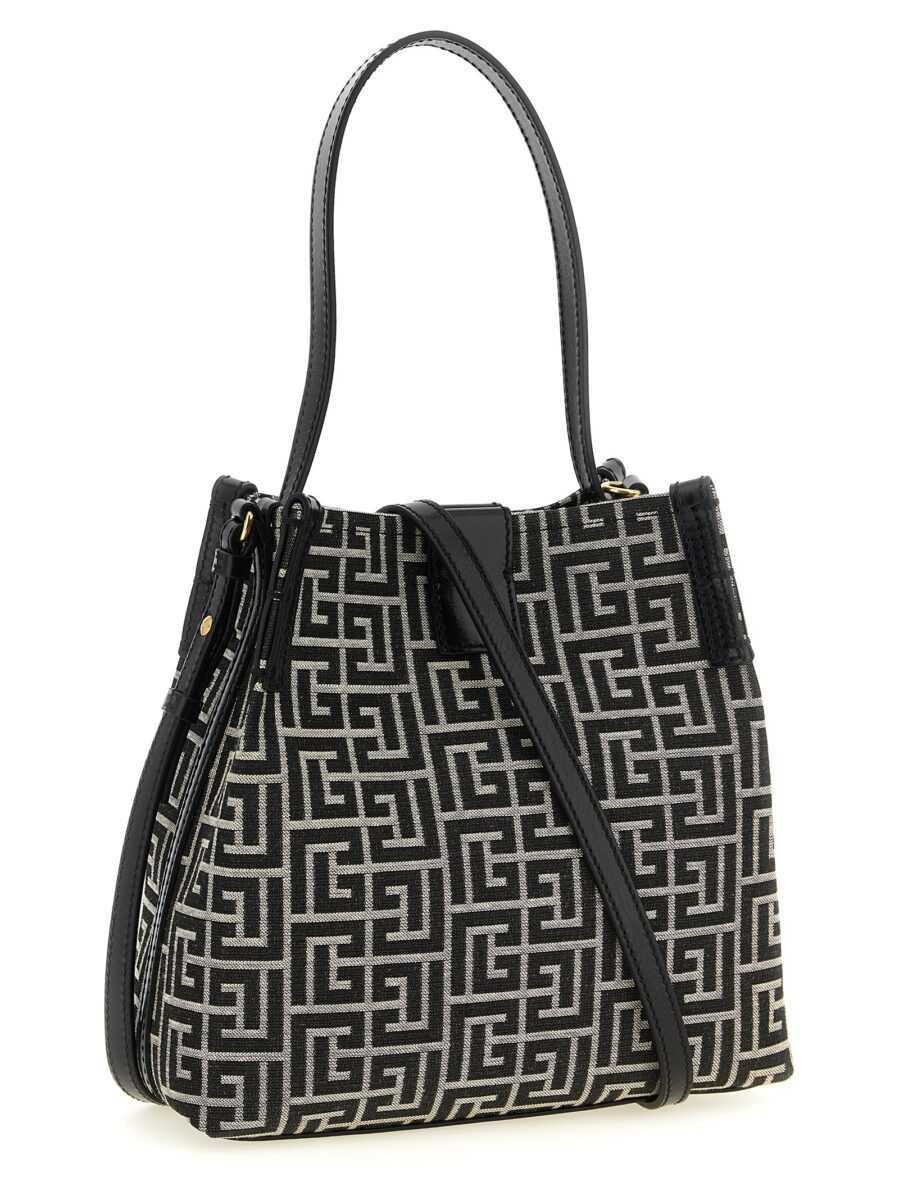 Balmain Bicolor Cotton Shoulder Bag - Image 2