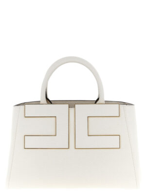 Elisabetta Franchi White Polyester Tote Bag