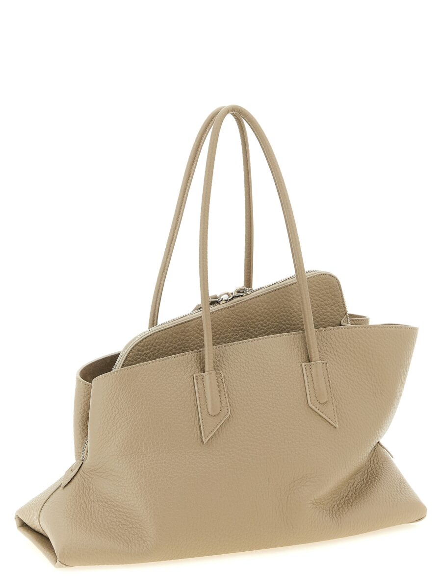 The Attico Beige Bovine Leather Shoulder Bag - Image 2
