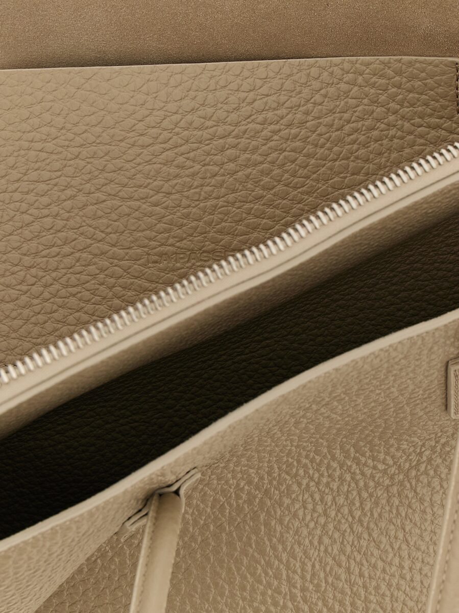 The Attico Beige Bovine Leather Shoulder Bag - Image 4