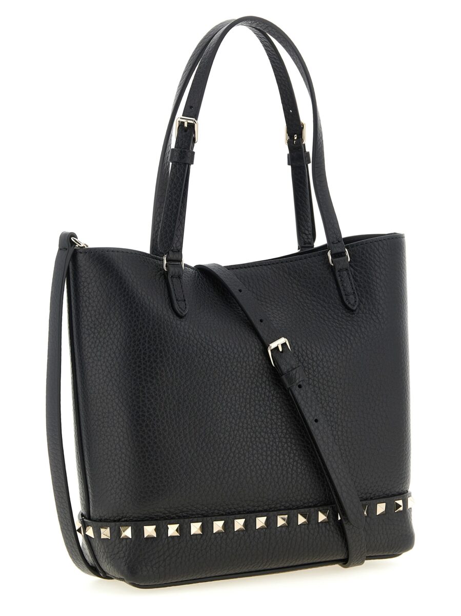 Valentino Garavani Black Calfskin Shoulder Bag - Image 2