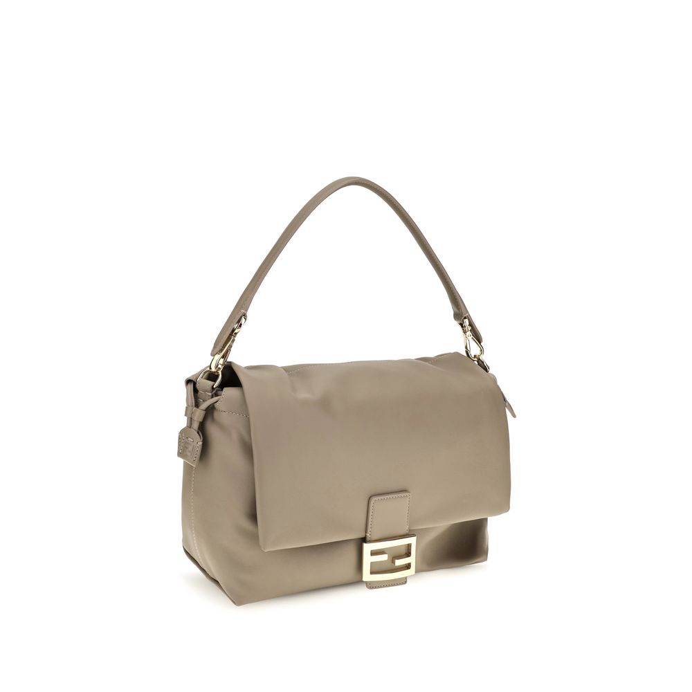 Fendi Beige Calf Leather Bos Taurus Shoulder Bag - Image 2