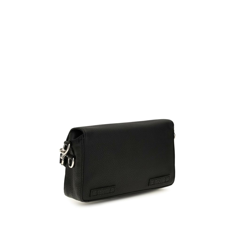 Fendi Black Calf Leather Bos Taurus Shoulder Bag - Image 3