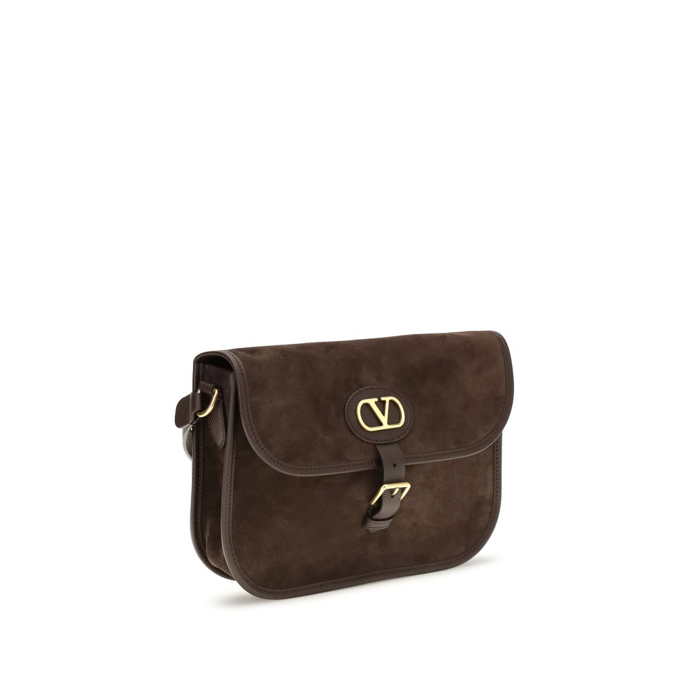 Valentino Garavani Brown Calf Leather Bos Taurus Shoulder Bag - Image 2