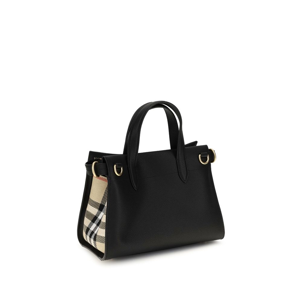 Burberry Black Cotton Handbag - Image 3