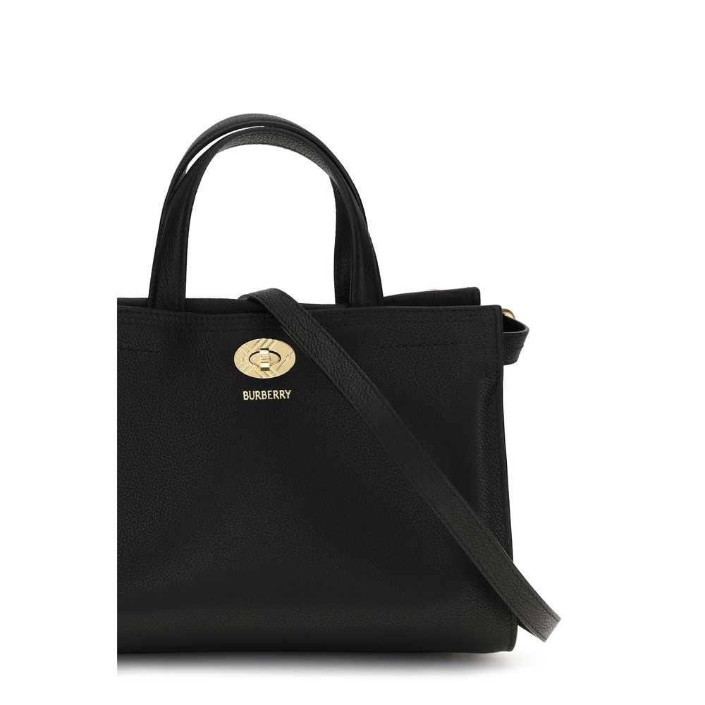 Burberry Black Cotton Handbag - Image 4