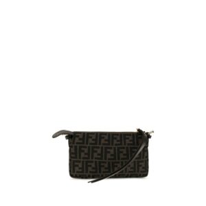 Fendi Brown Polyester Shoulder Bag
