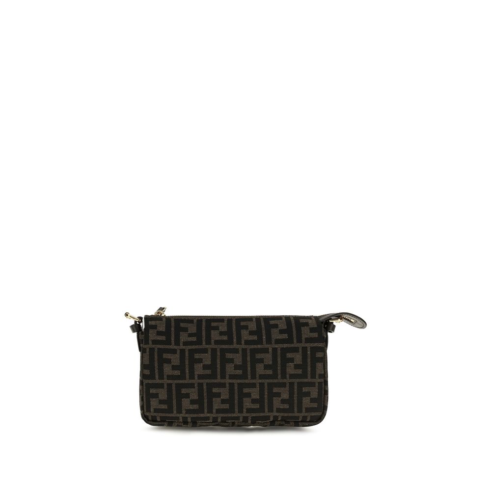 Fendi Brown Polyester Shoulder Bag - Image 2