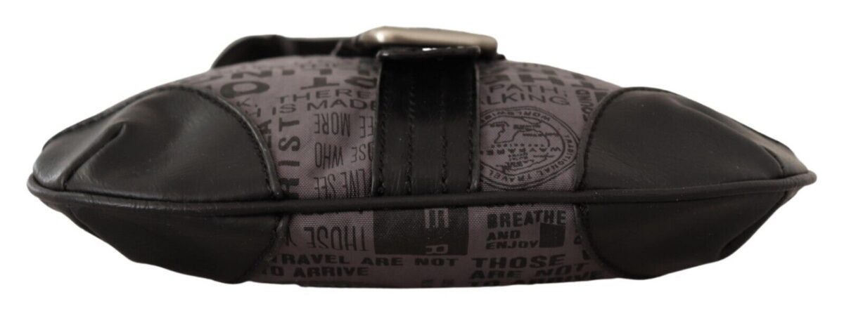 WAYFARER Gray Printed Logo Shoulder Crossbody Purse Bag - Image 5