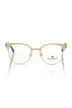 Frankie Morello Gold Metallic Women's Eyeglass Frame