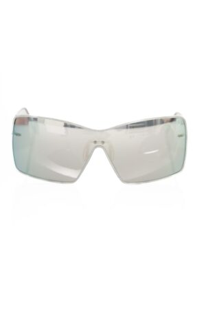Frankie Morello Silver Metallic Fiber Women Sunglasses
