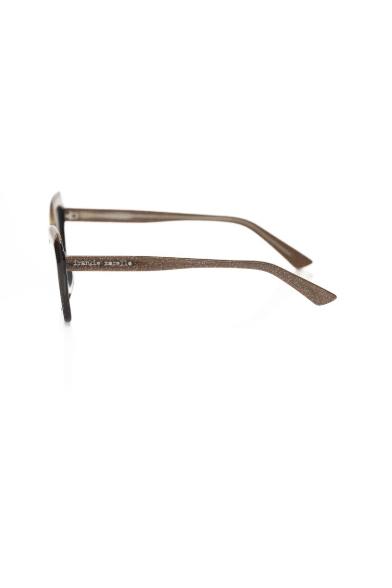 Frankie Morello Black Acetate Women's Eyeglass Frame - Image 3