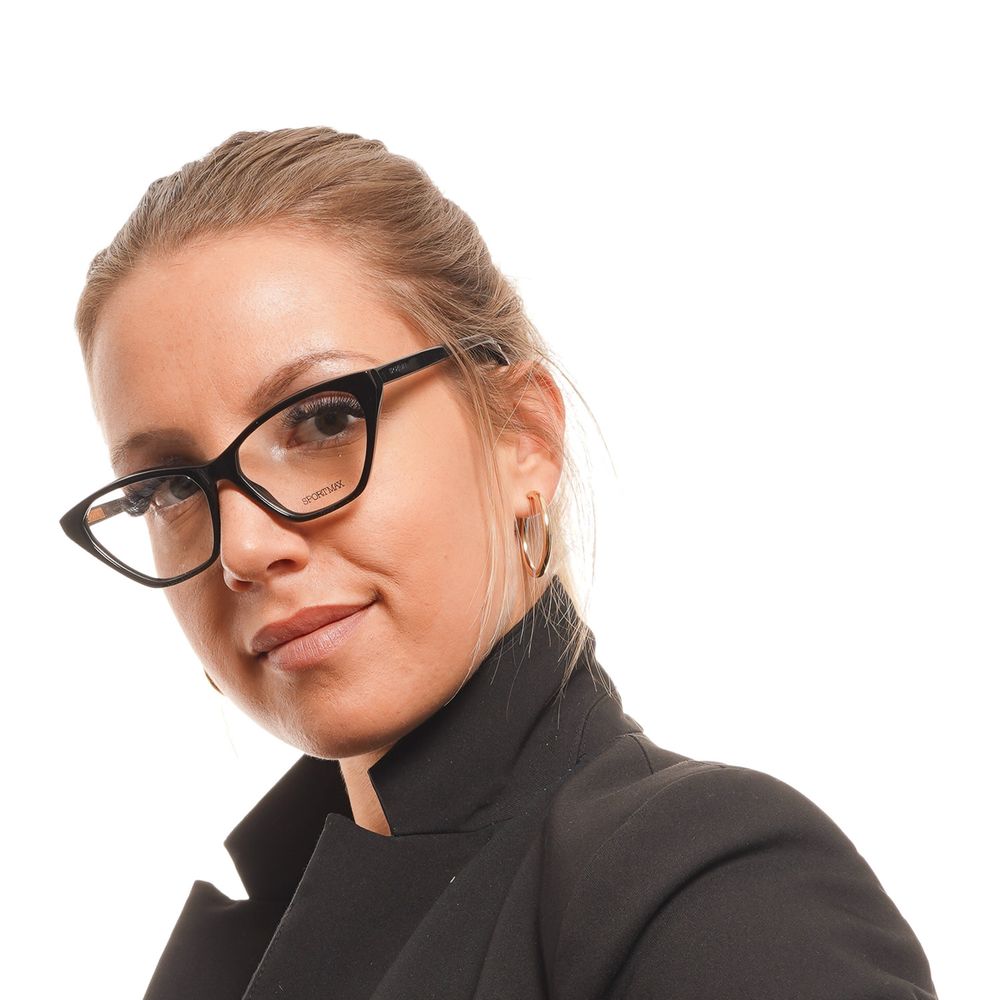 Sportmax Black Acetate Glasses (Frames) - Image 4