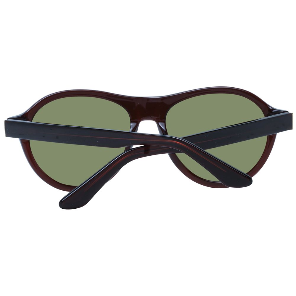 Serengeti Brown Acetate Sunglasses - Image 3