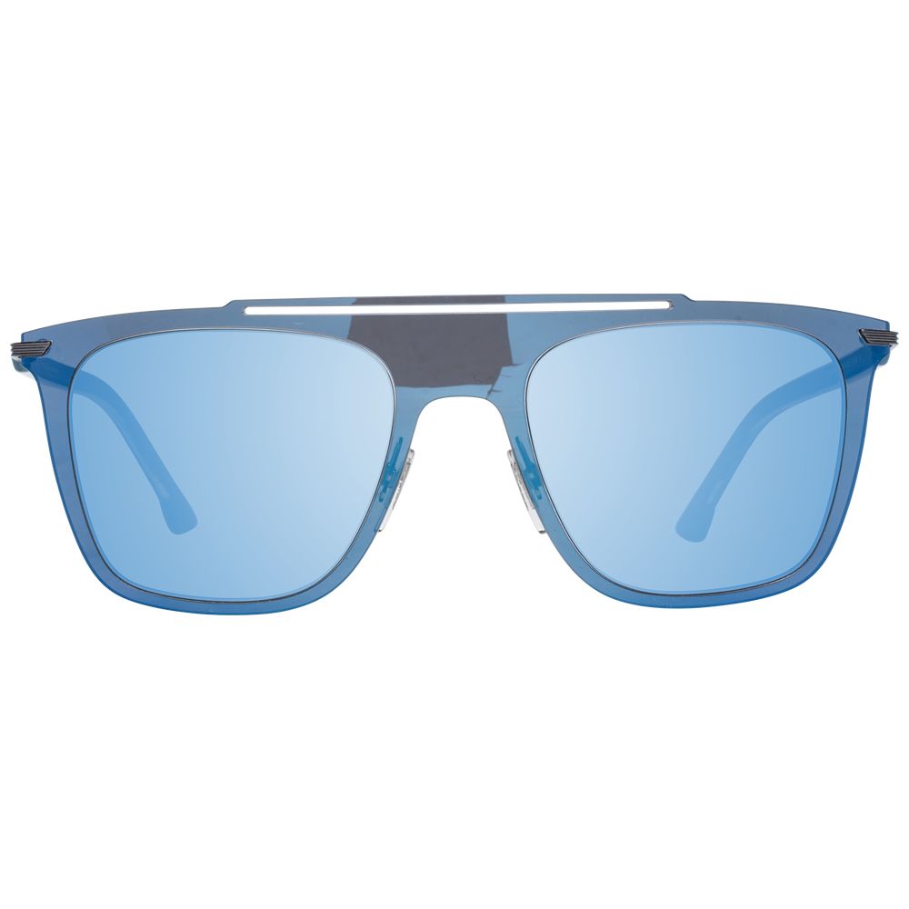 Police Blue Metal & Plastic Sunglasses - Image 2