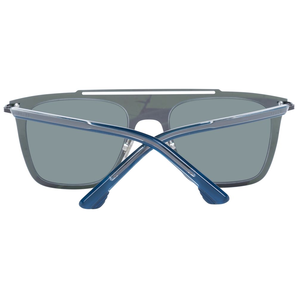 Police Blue Metal & Plastic Sunglasses - Image 3