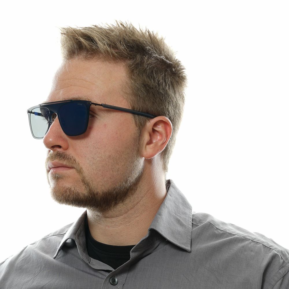 Police Blue Metal & Plastic Sunglasses - Image 4