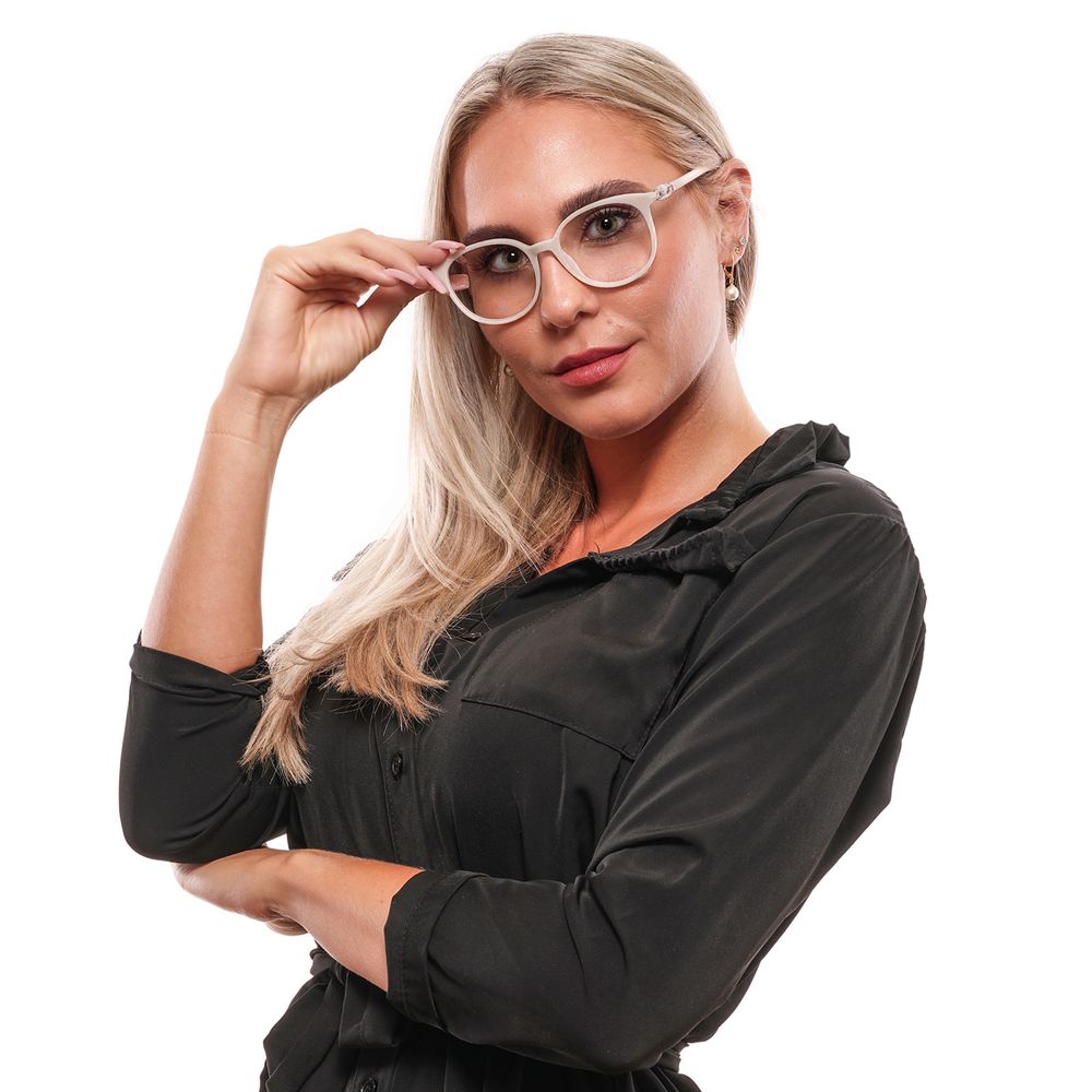 Swarovski White Plastic Glasses (Frames) - Image 4