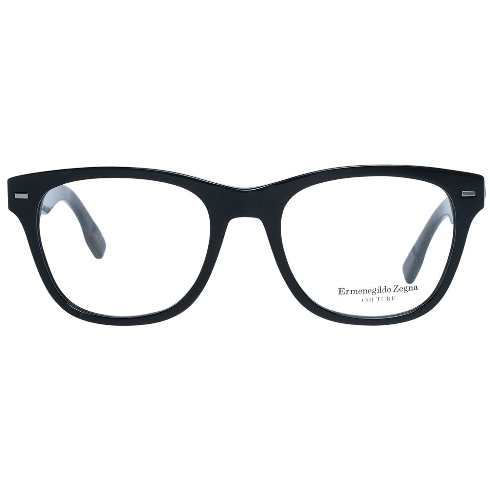 Ermenegildo Zegna Black Plastic Glasses (Frames) - Image 2