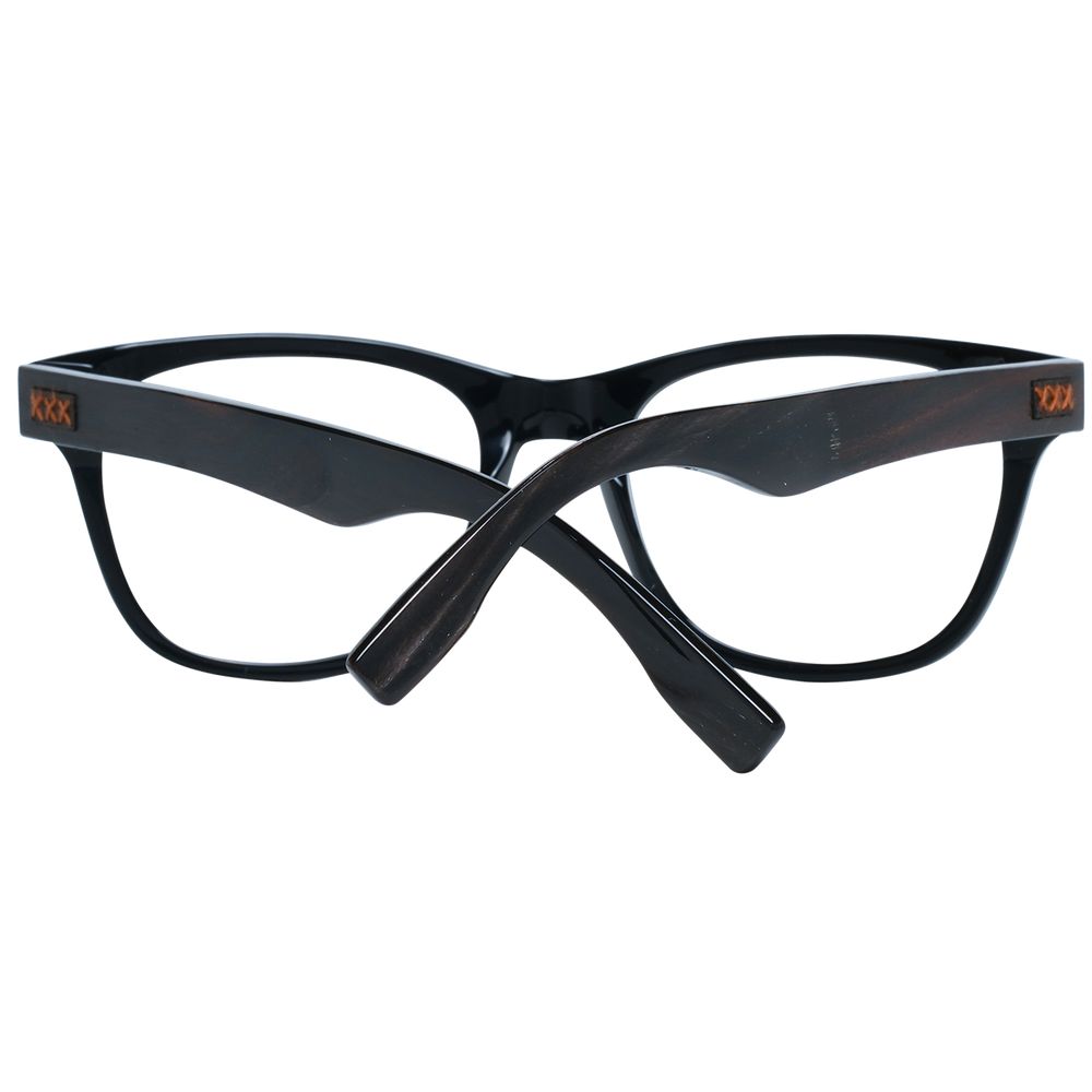 Ermenegildo Zegna Black Plastic Glasses (Frames) - Image 3