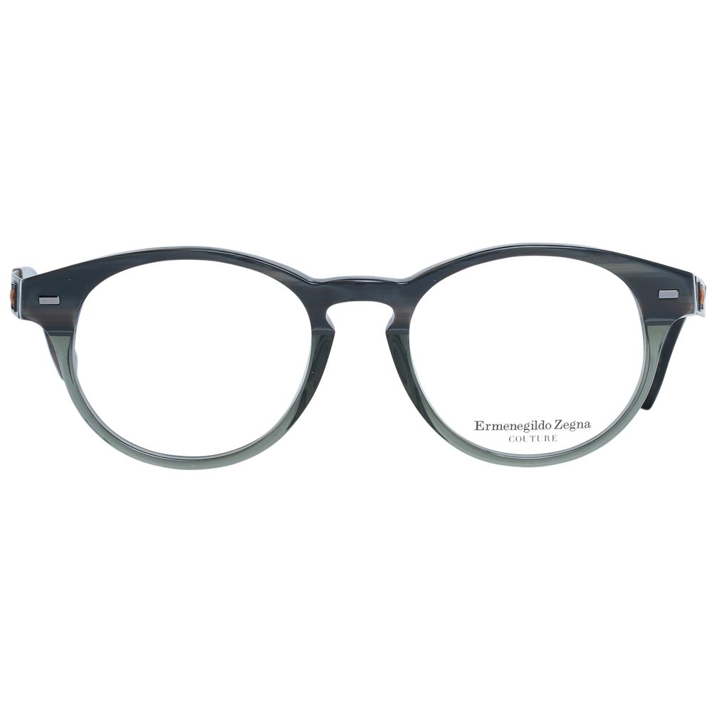 Ermenegildo Zegna Gray Plastic Glasses (Frames) - Image 2